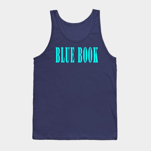 Blue Book Tank Top by Lyvershop